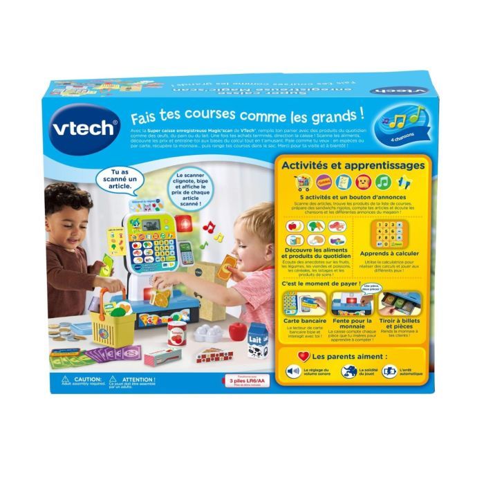 VTech - Super caisse enregistreuse Mgic'scan VF