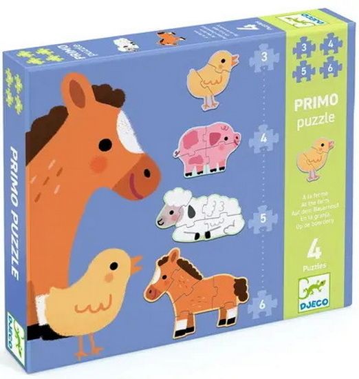 DJECO - Primo Puzzle : La ferme