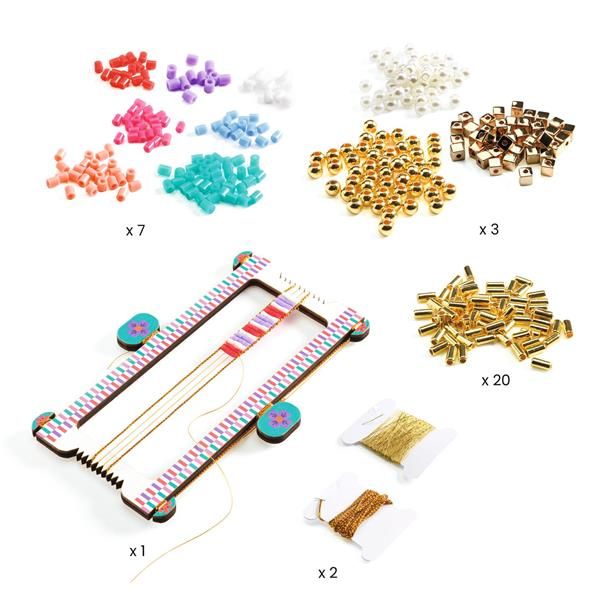 Perles / Métier à tisser et grosses perles