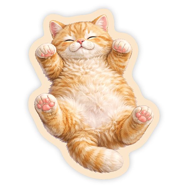 Sticker you / Fuzzy Kitty Tummy
