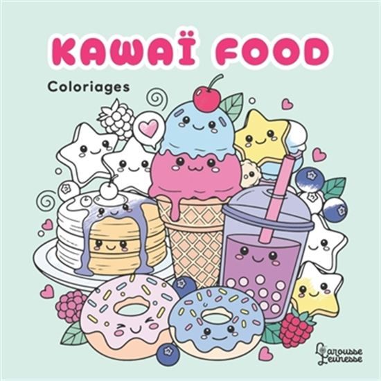 Coloriages kawaï food