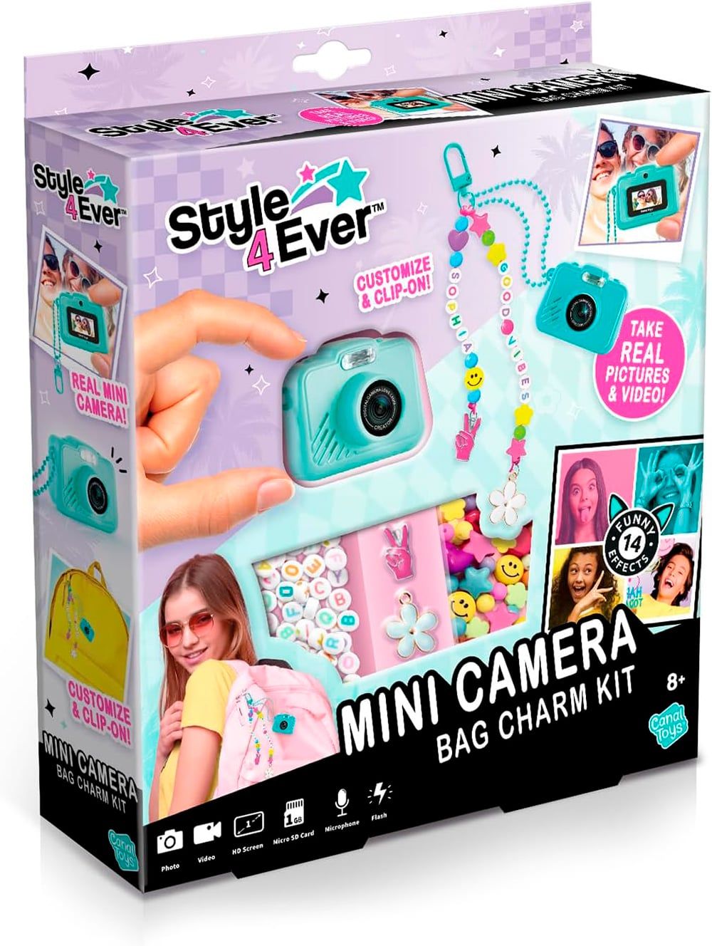 Style 4 Ever - Ensemble activité charm mini caméra