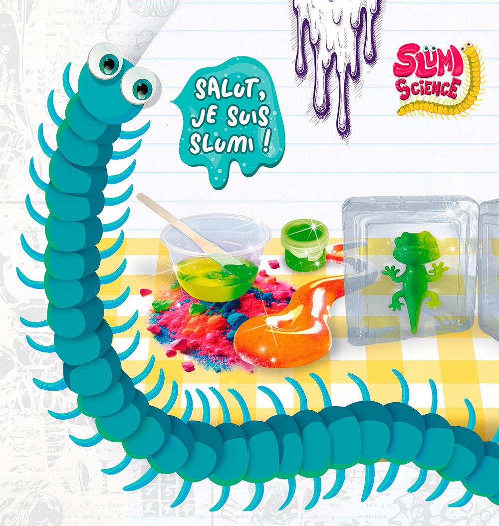 Slumi Science - Squish Caméléon (Fr)