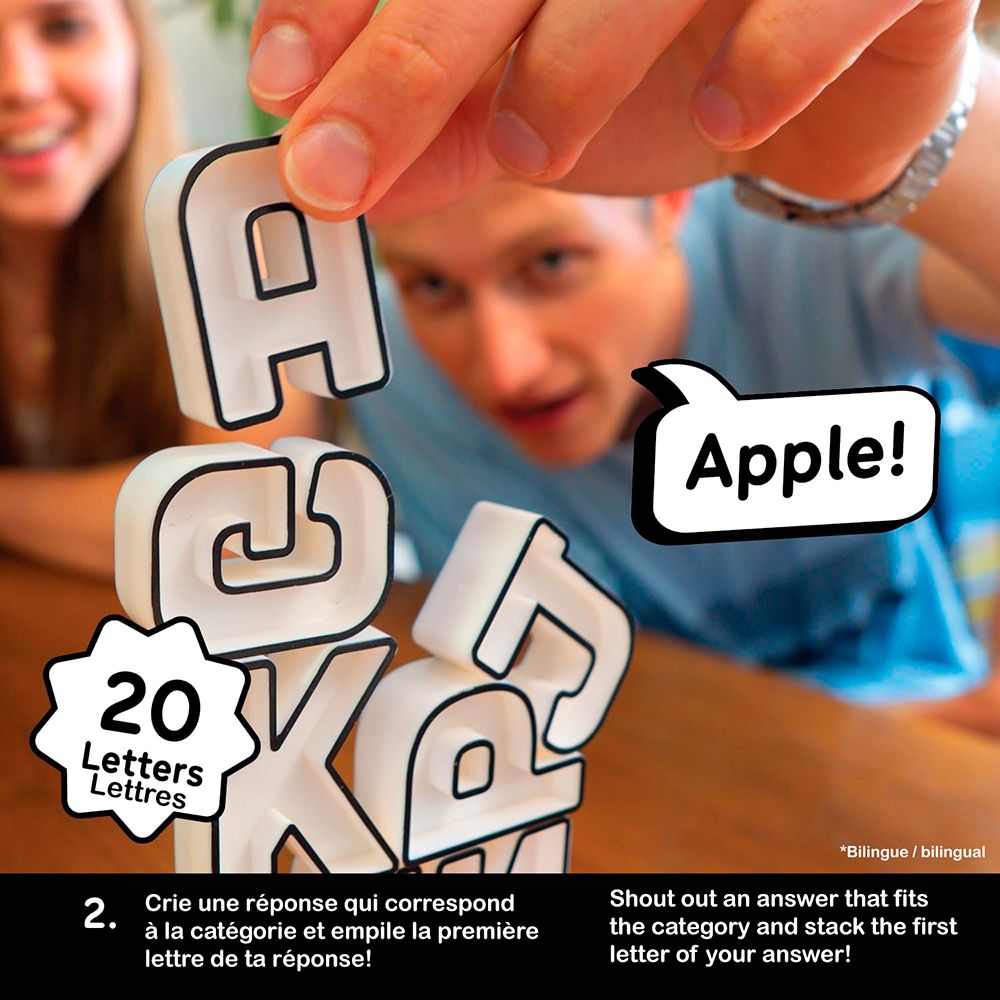 Jeu Stack It - Version bilingue