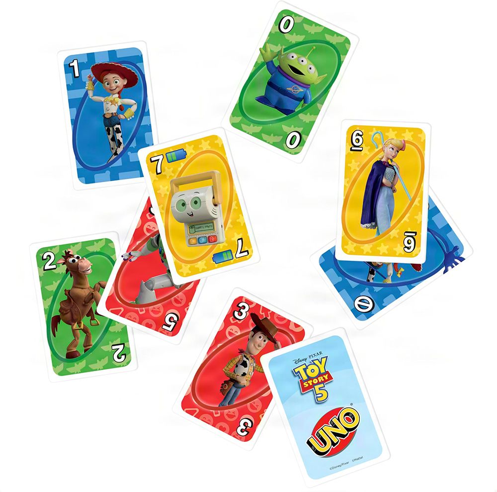 Jeu de cartes UNO / Histoire de jouets 5