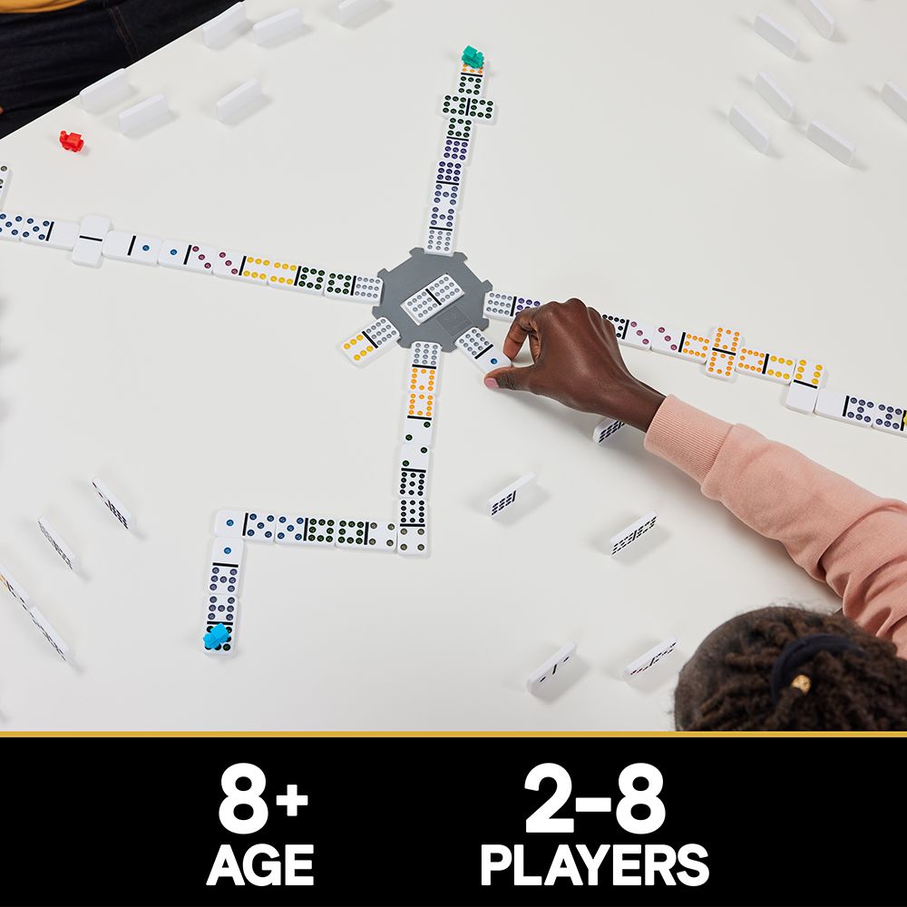 Jeu classique Train mexicain Dominos Double 12 avec mallette