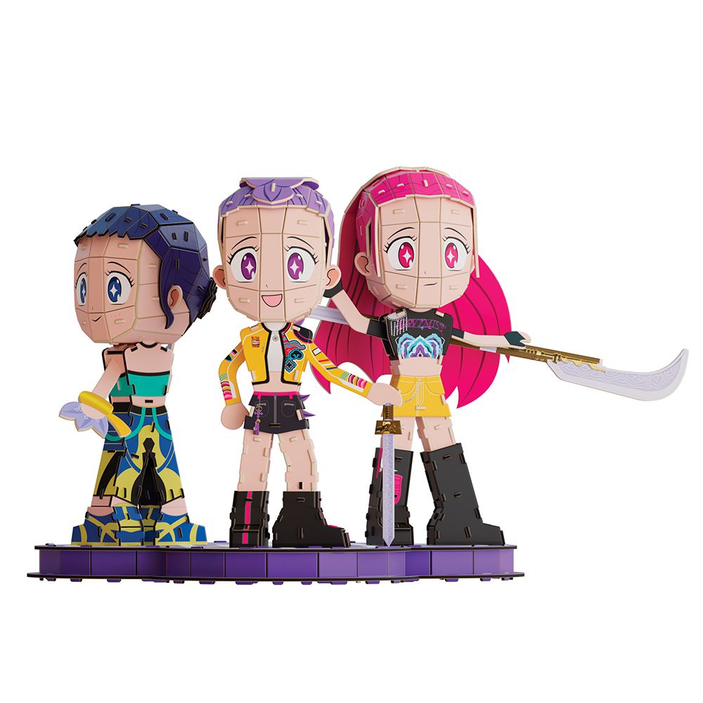 4D Build - Les guerrières de la K-Pop - Chibis de HUNTR/X