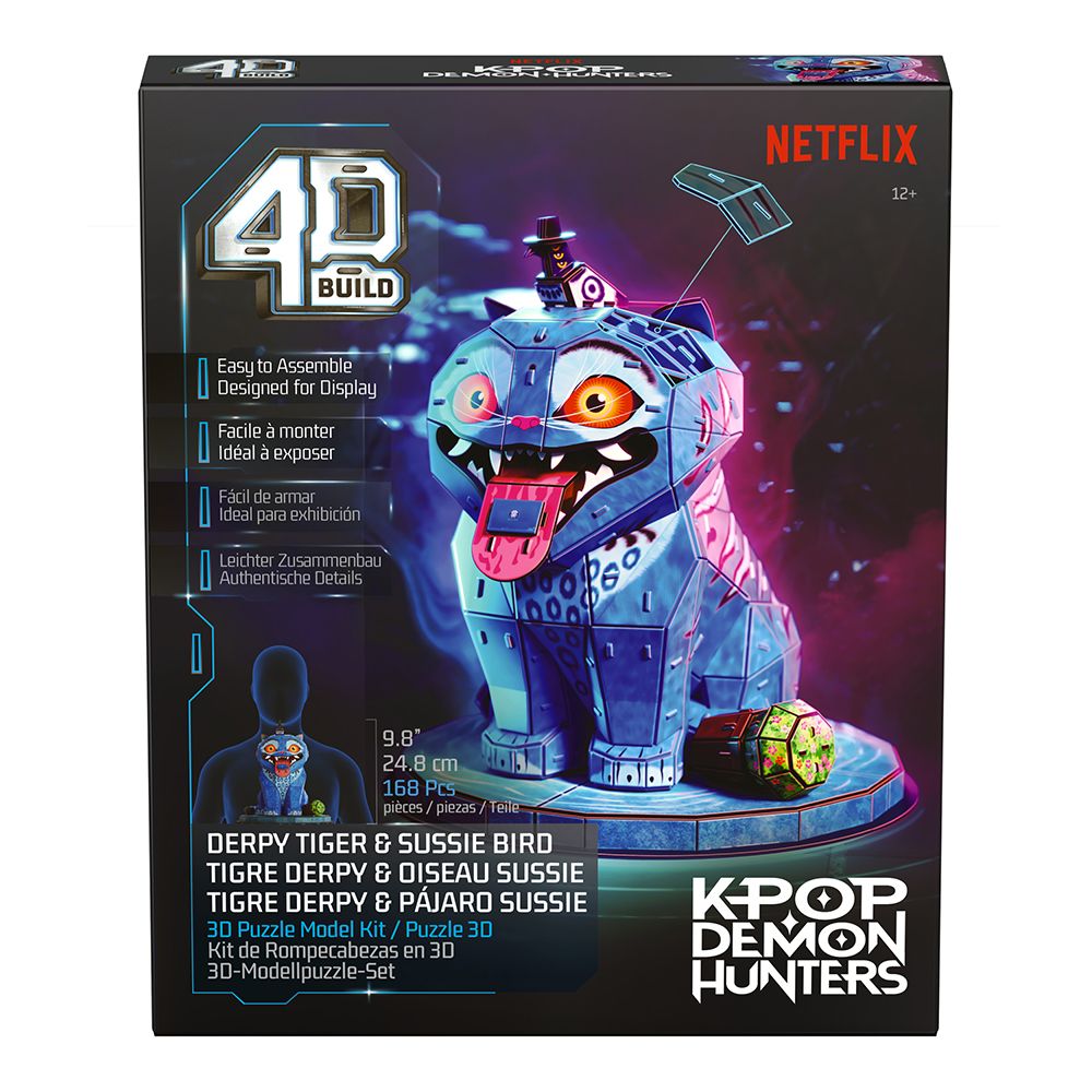 4D Build - Les guerrières de la K-Pop - Tigre Derpy et oiseau Sussie