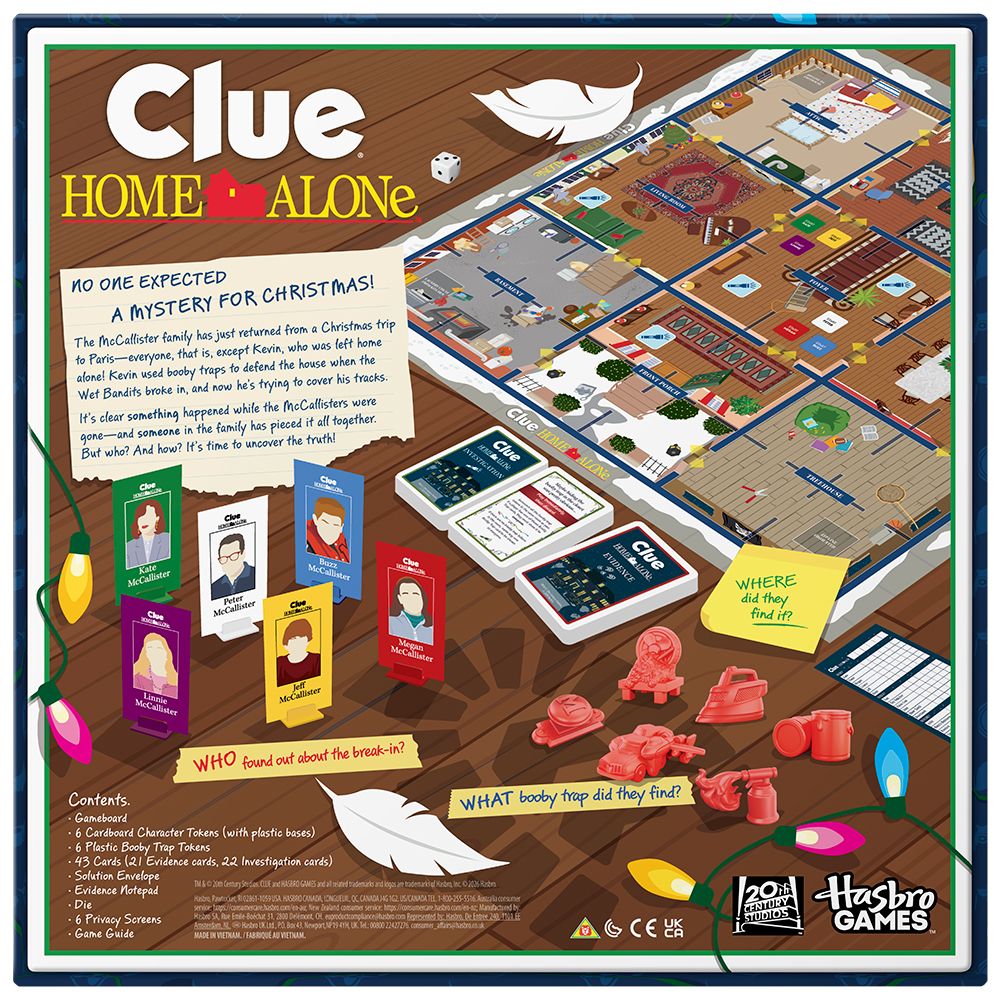 Jeu Clue Maman j'ai raté l'avion Bilingue