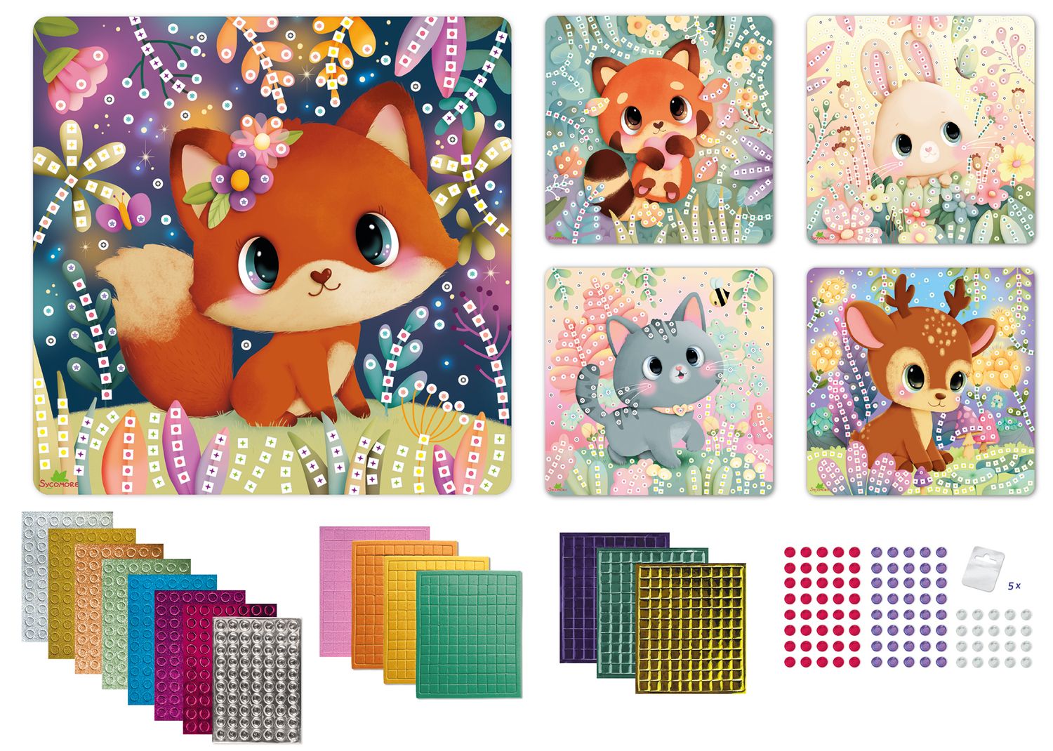 Stick'N Fun - L - 5 Mosaïques - Z'Anim
