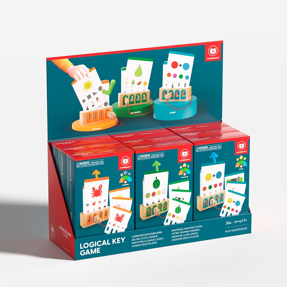 Jeu de clés logiques assorti