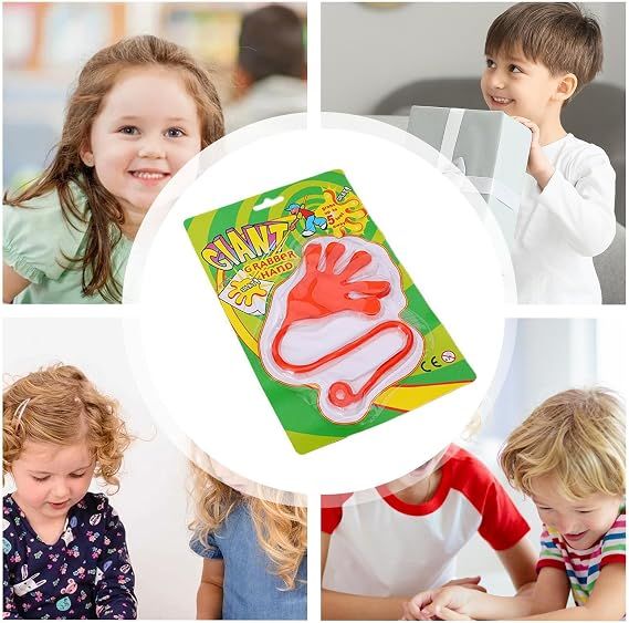 Mains adhésives géantes pour enfants – Jouet sensoriel super extensible