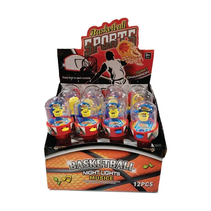 Mini-jeu de basket son et lumière avec bulles