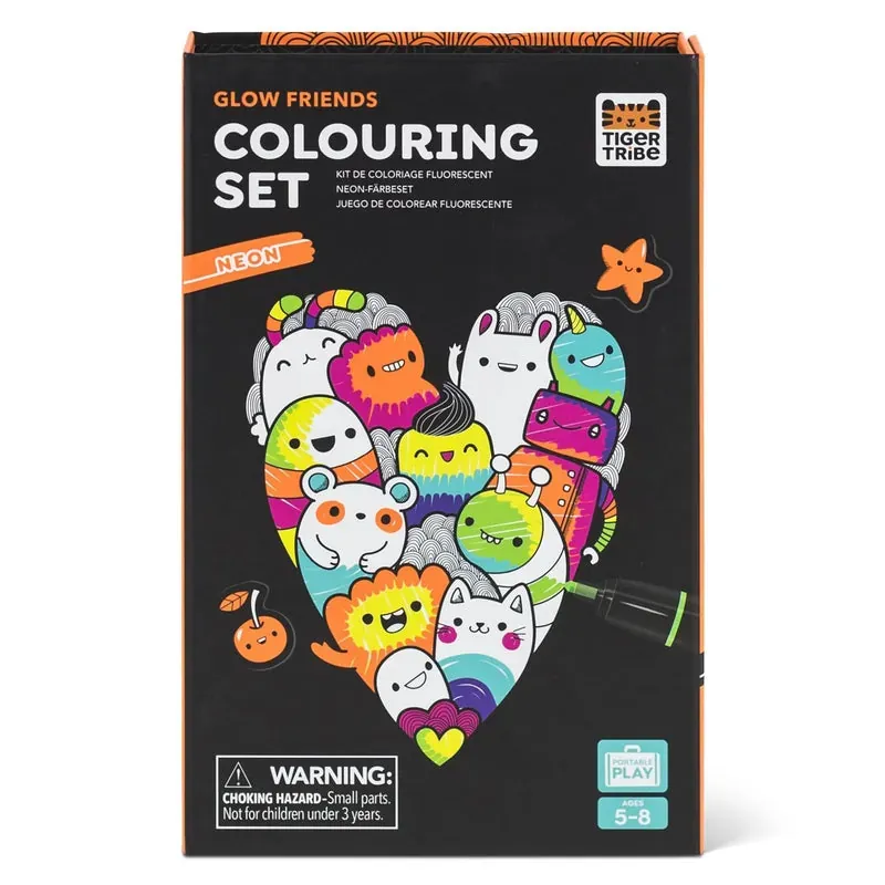 Ens. coloriage Neon /  Amis lumineux
