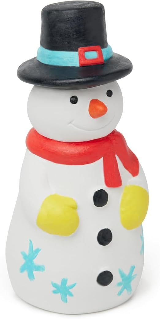 Bonhomme de neige à peindre en céramique