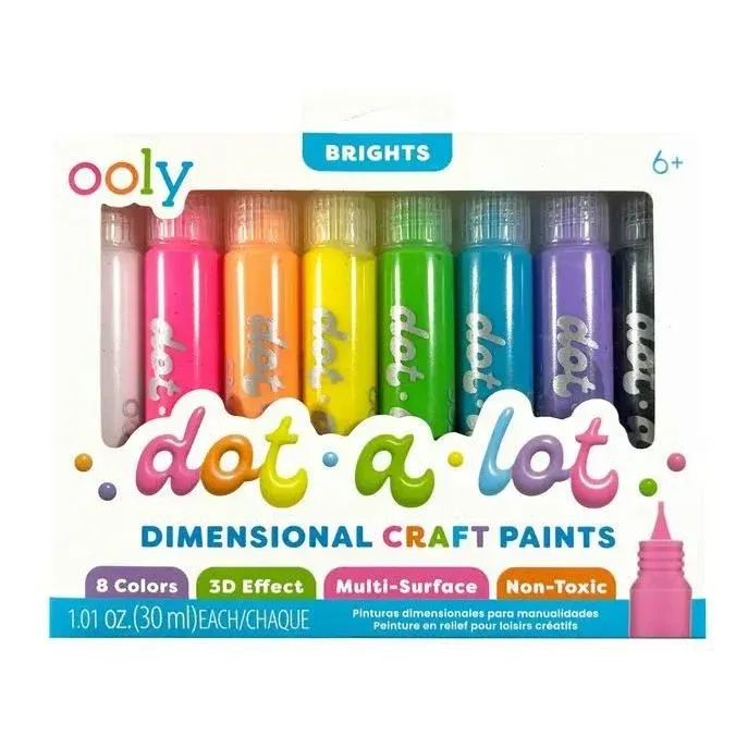 Dot-A-Lot / Peinture 3D pour loisirs créatifs - Couleurs vives