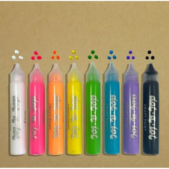Dot-A-Lot / Peinture 3D pour loisirs créatifs - Couleurs vives