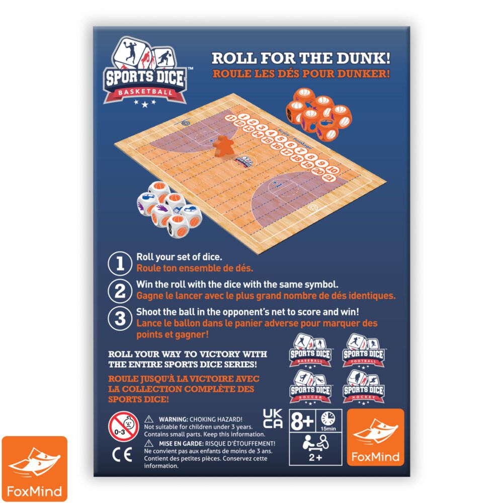 Sports Dice Basketball