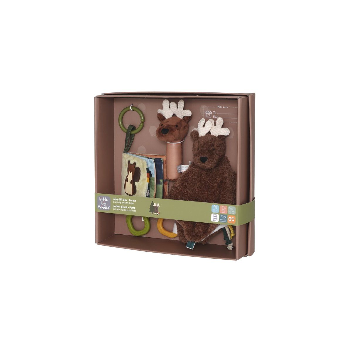 Coffret cadeau bébé Little Big Friends - Forêt
