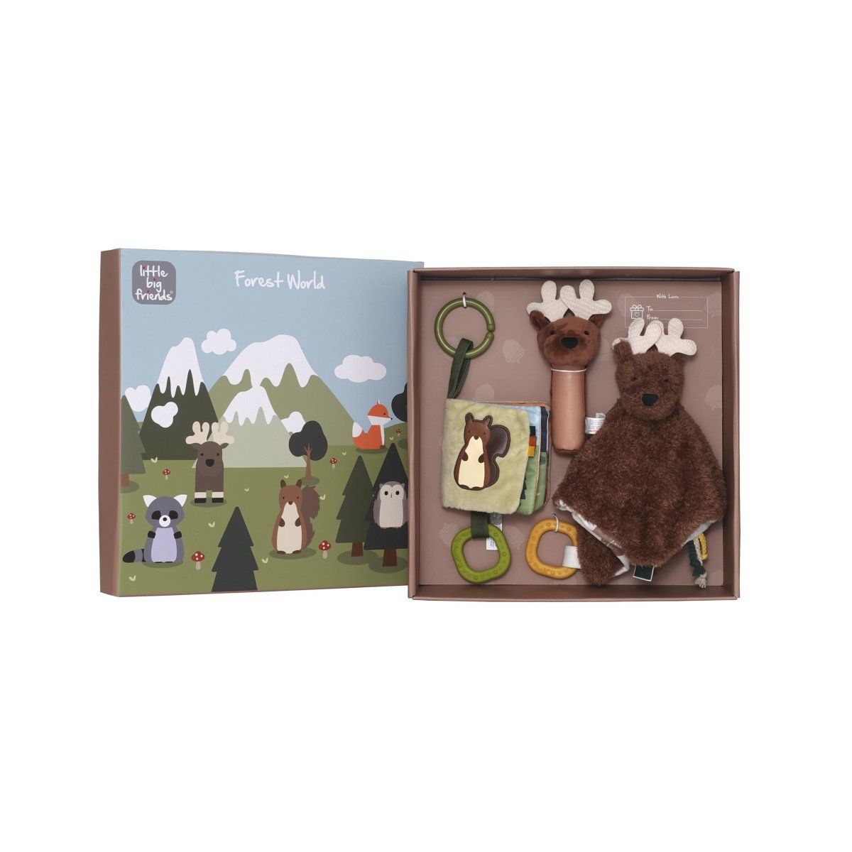 Coffret cadeau bébé Little Big Friends - Forêt