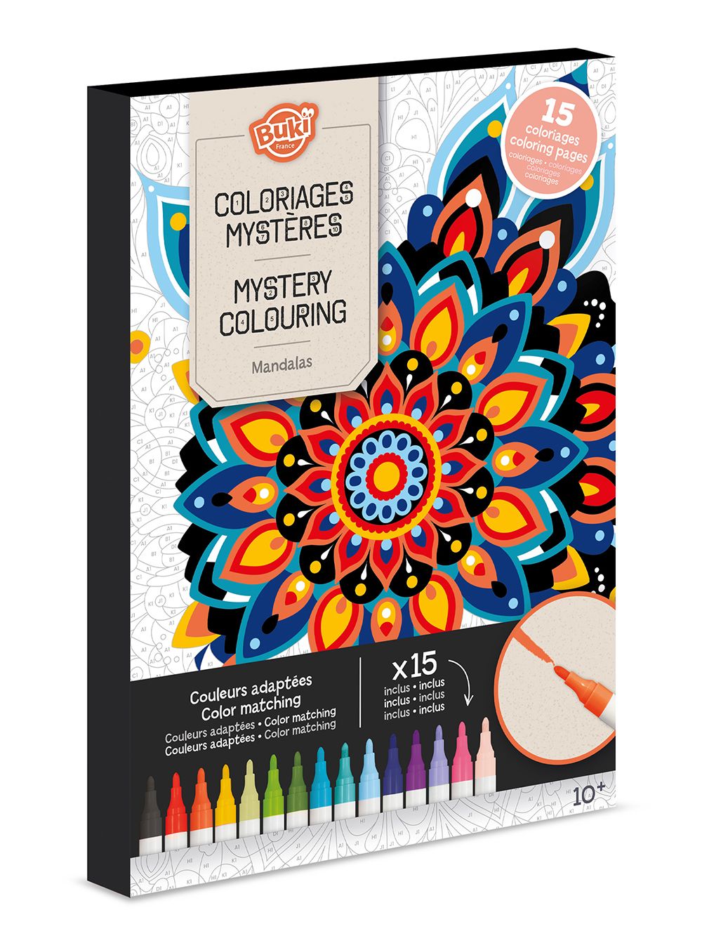 Coloriages mystères - Mandalas