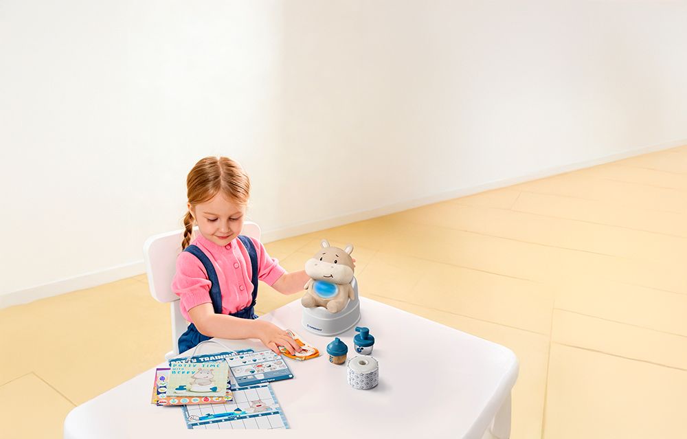 Top Bright / Care Pets™ Hippopo sur le pot - L'apprentissage de la propreté avec Berry - Sons et lumières