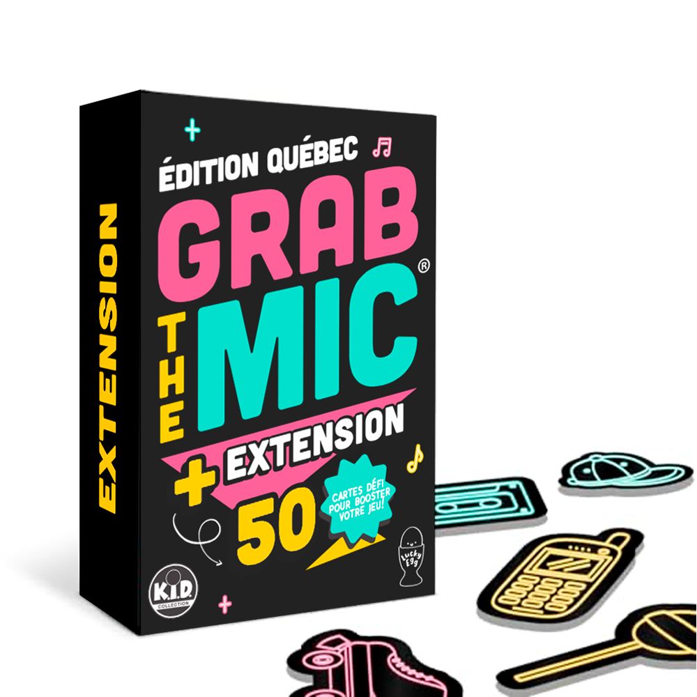 Jeu Grab the Mic - Extension Édition Québec (Fr)