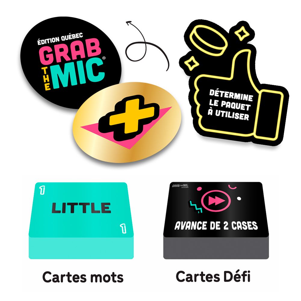 Jeu Grab the Mic - Extension Édition Québec (Fr)