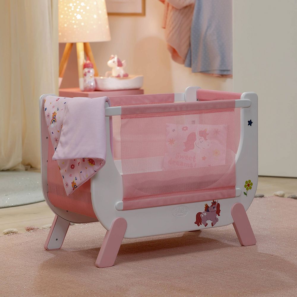 BABY Born - Lit licorne pour poupée 36-43 cm