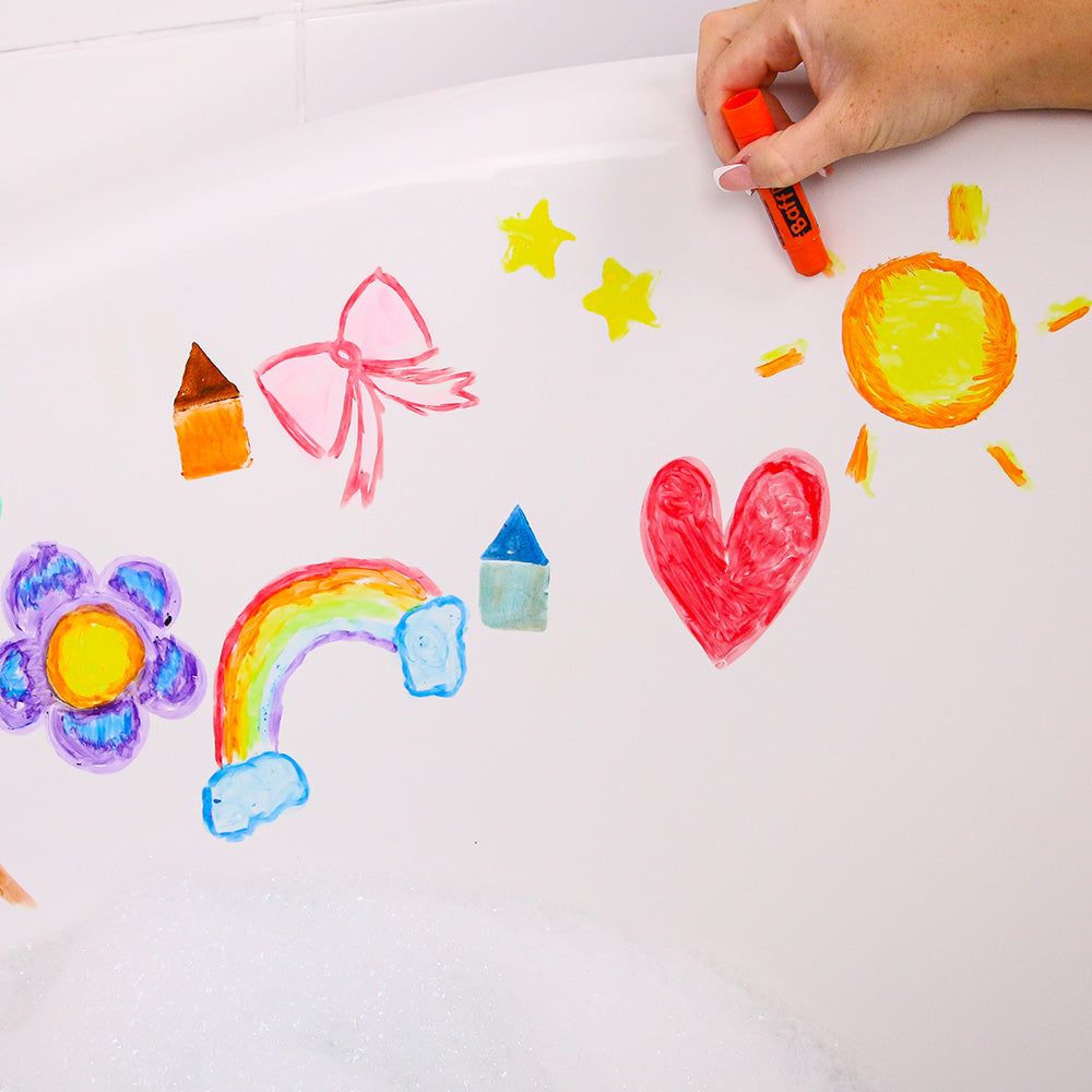 Baff / 10 bâtons de peinture pour le bain