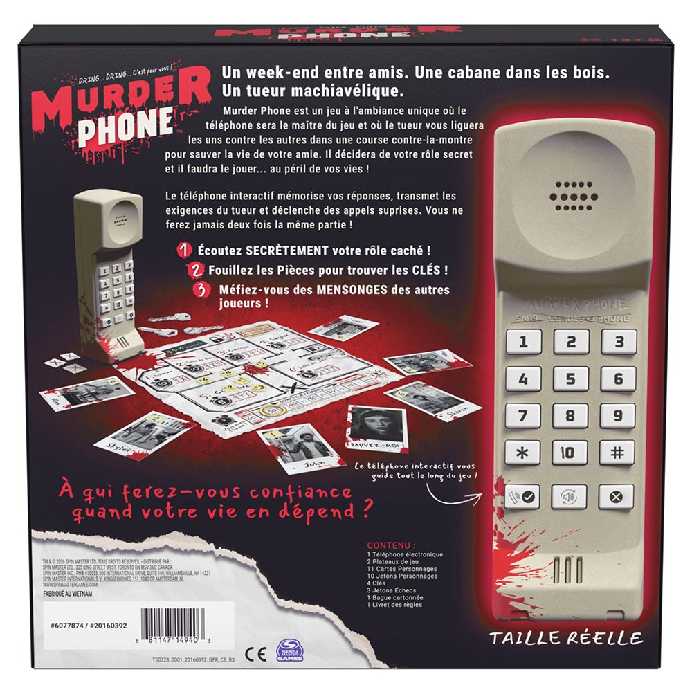 Jeu Murder Phone (VF)
