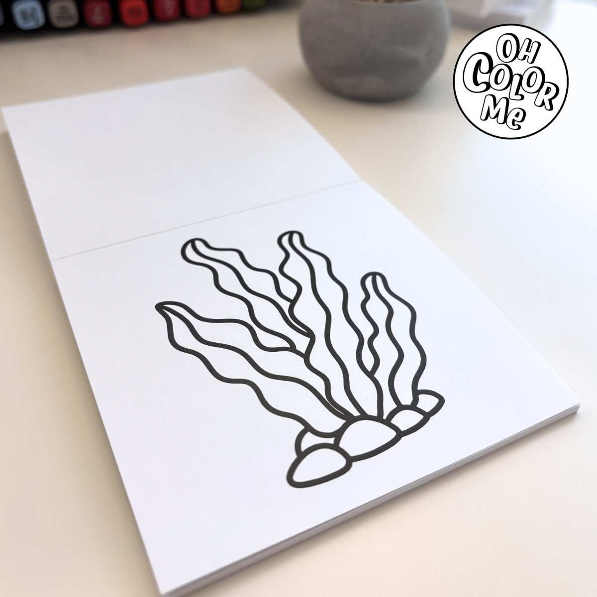 Mini livre de coloriage / Secrets de la mer