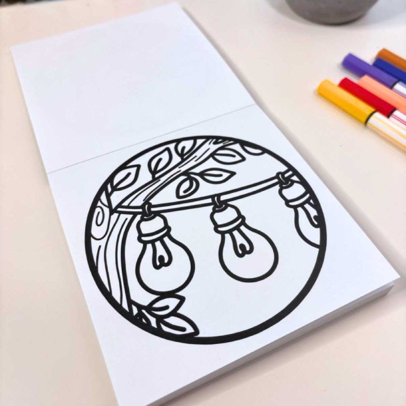 Mini livre de coloriage / Moments au chalet