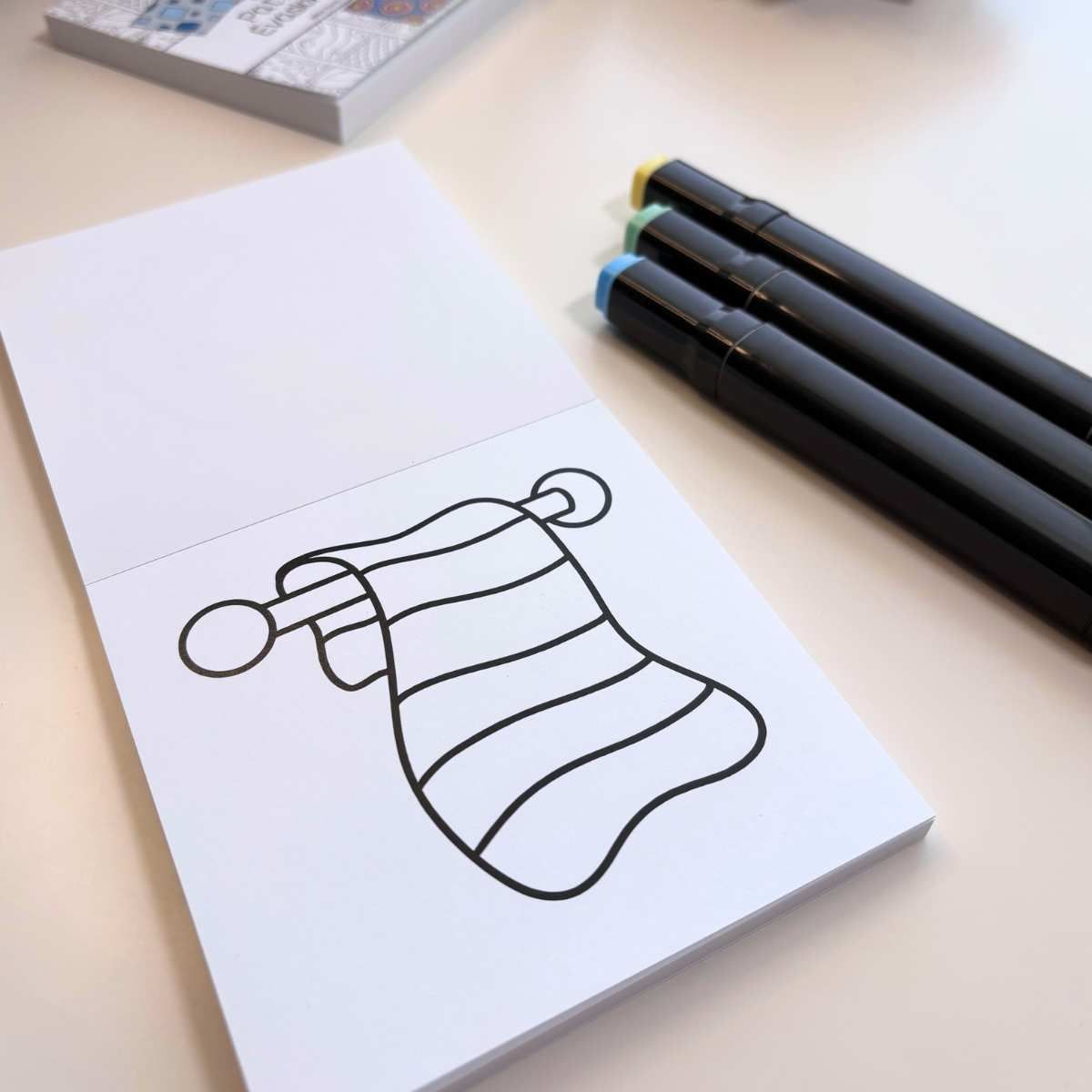 Mini livre de coloriage / Confortable et douillet (style hygge)