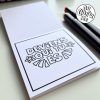 Mini livre de coloriage / Doodles inspirants