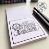 Mini livre de coloriage / Doodles inspirants