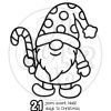 Mini livre de coloriage de l'Avent / compte à rebours jusqu'à Noël