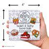 Mini livre de coloriage / Sucré et salé (Édition mise à jour)