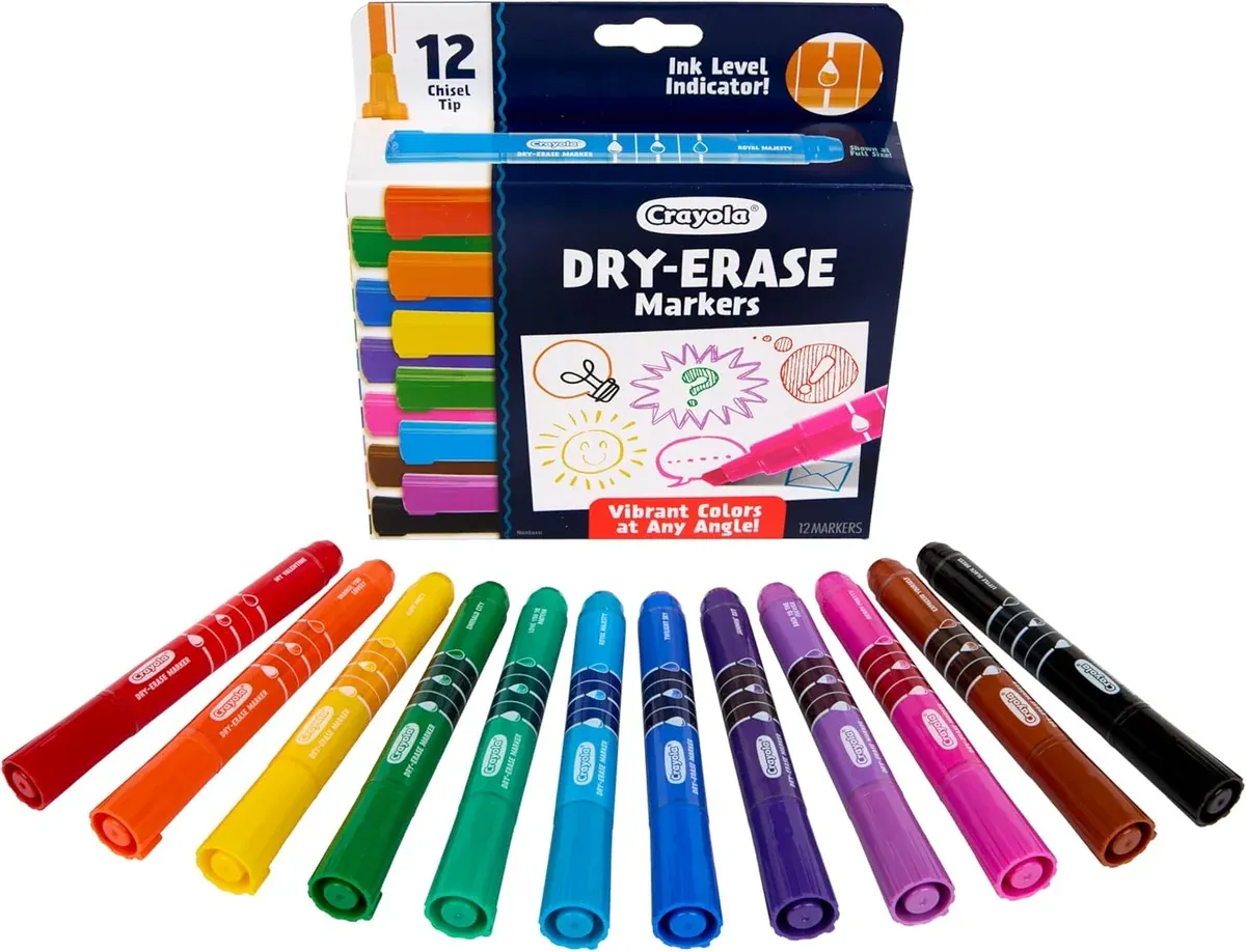 Crayola / 12 Marqueurs effaçables à sec
