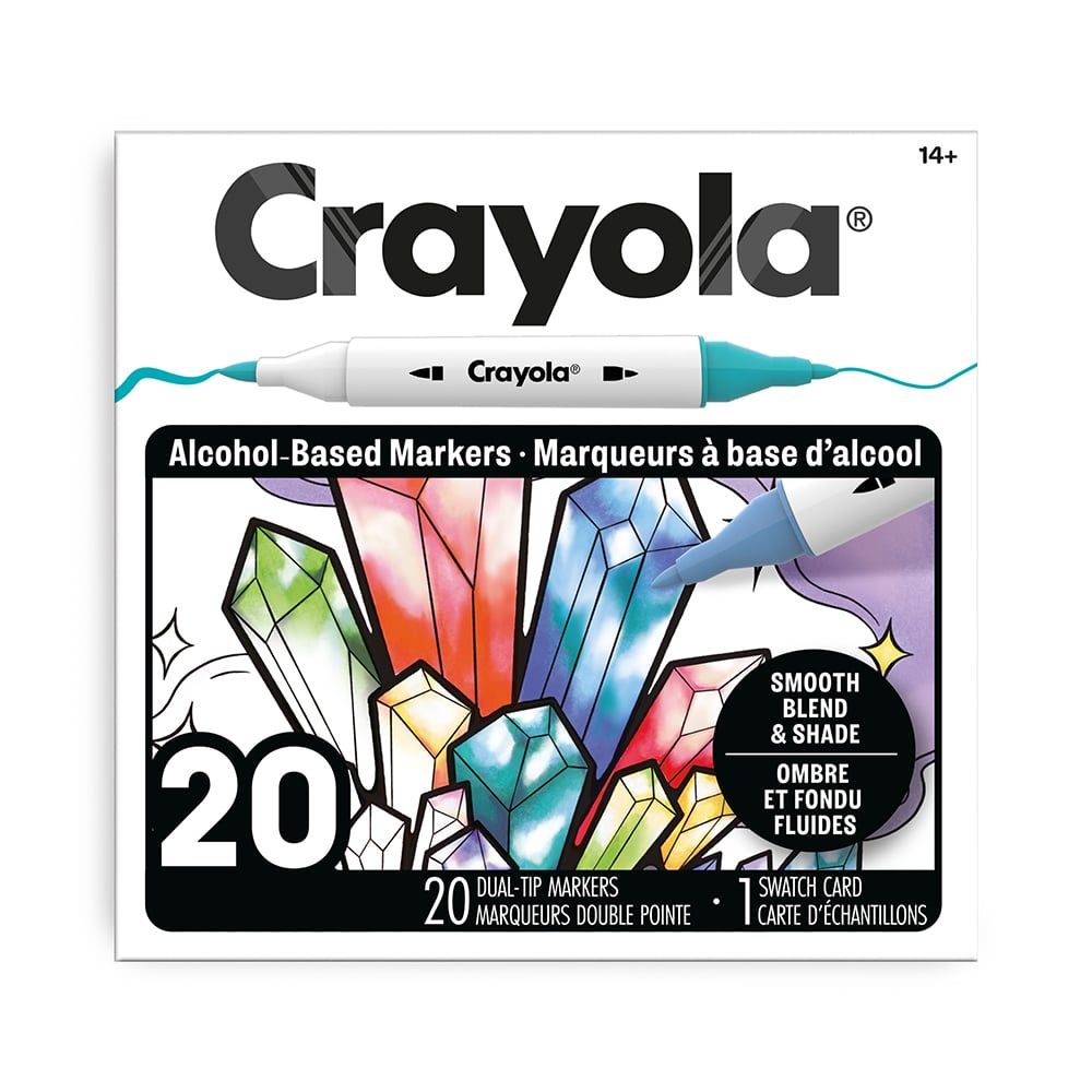 Crayola - 20 marqueurs à l'alcool