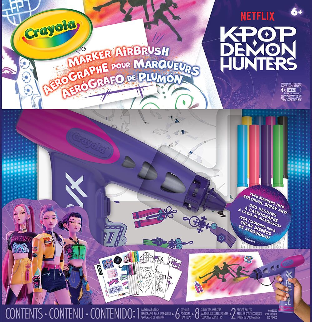 Crayola / Marker Airbrush / KPop Demon Hunters