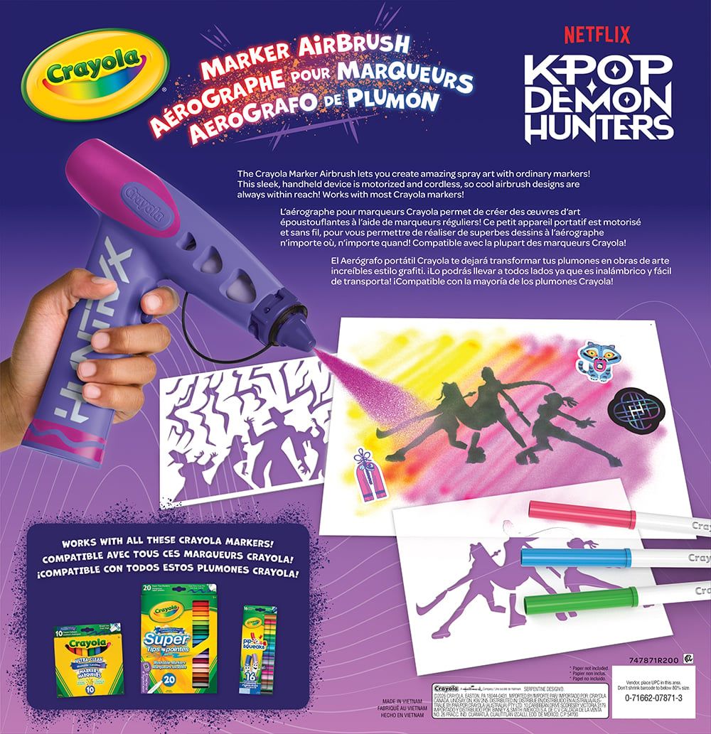 Crayola / Marker Airbrush / KPop Demon Hunters