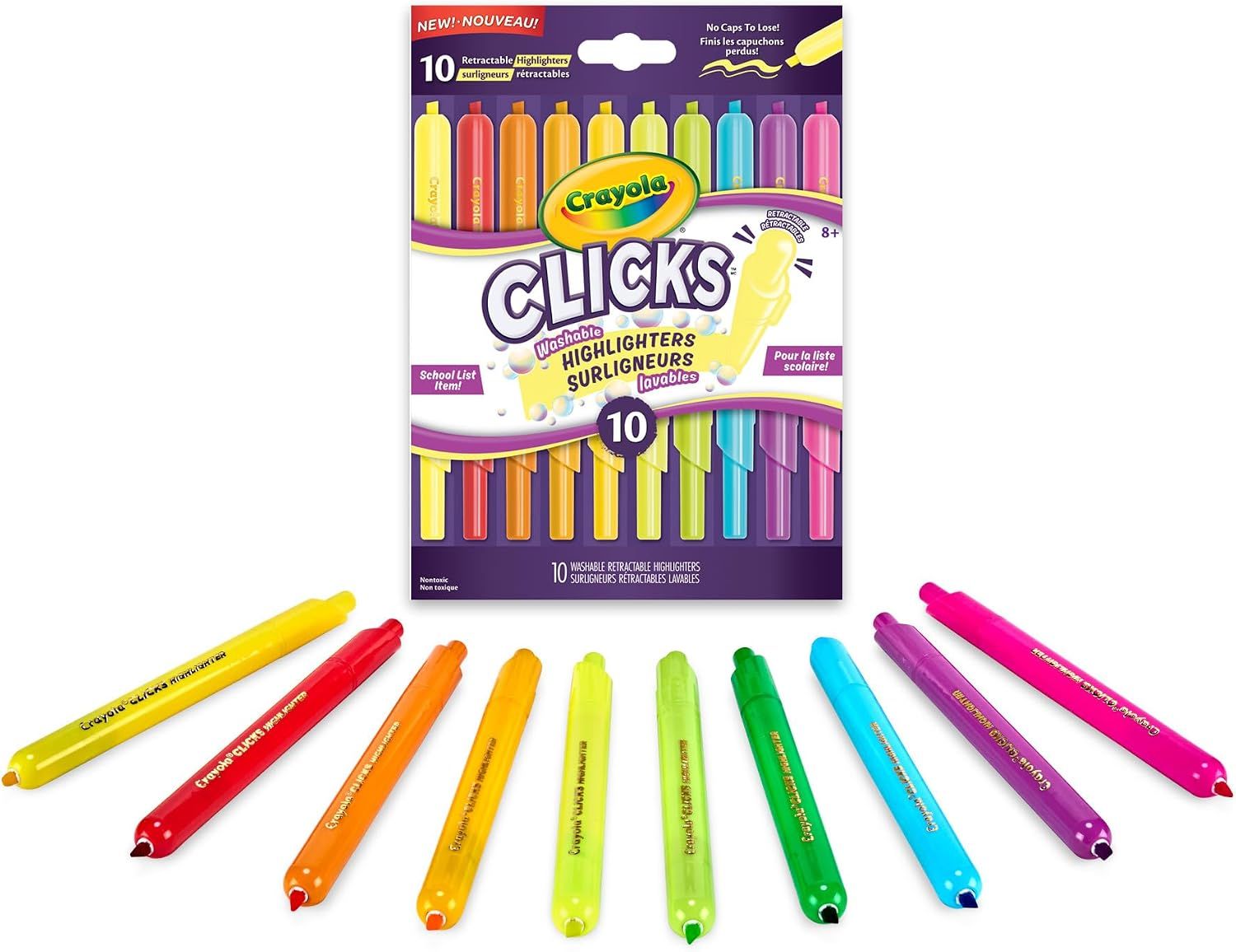 Crayola _Surligneurs rétractables Clicks
