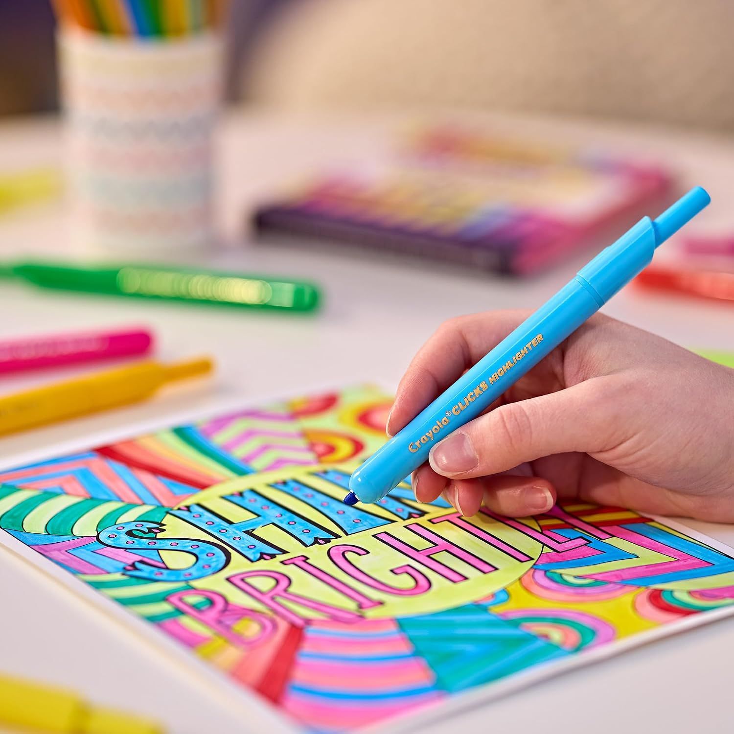 Crayola _Surligneurs rétractables Clicks