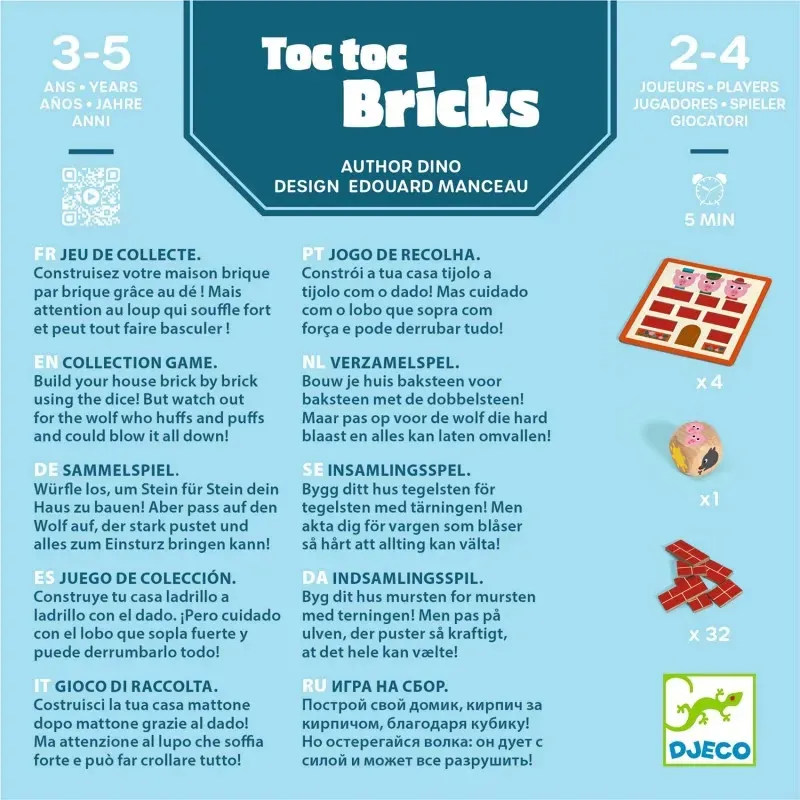 Djeco _Toc Toc Bricks
