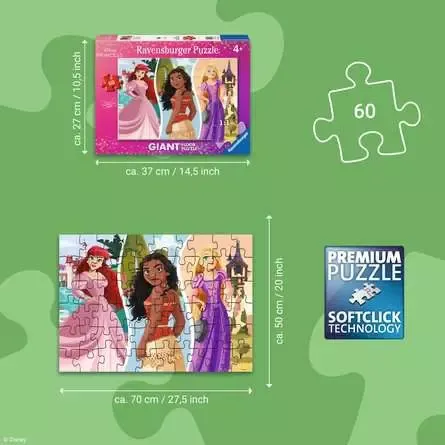 Ravensburger / Casse-tête  - Princesses Disney (60 mcx)