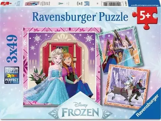 Ravensburger / Casse-tête – La Reine des Neiges de Disney (3x49 mcx)