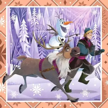 Ravensburger / Casse-tête – La Reine des Neiges de Disney (3x49 mcx)
