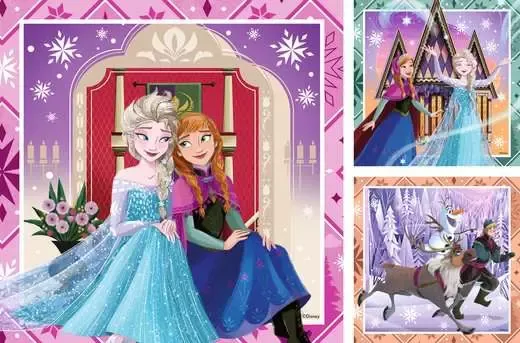 Ravensburger / Casse-tête – La Reine des Neiges de Disney (3x49 mcx)