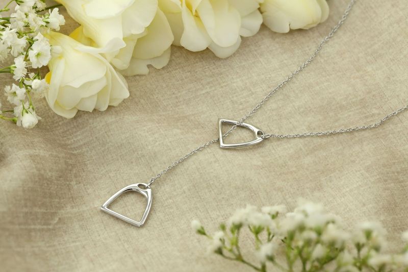 Pendant 925 - Lexi Twin Stirrup Pendant 925 - Lexi Twin Stirrup